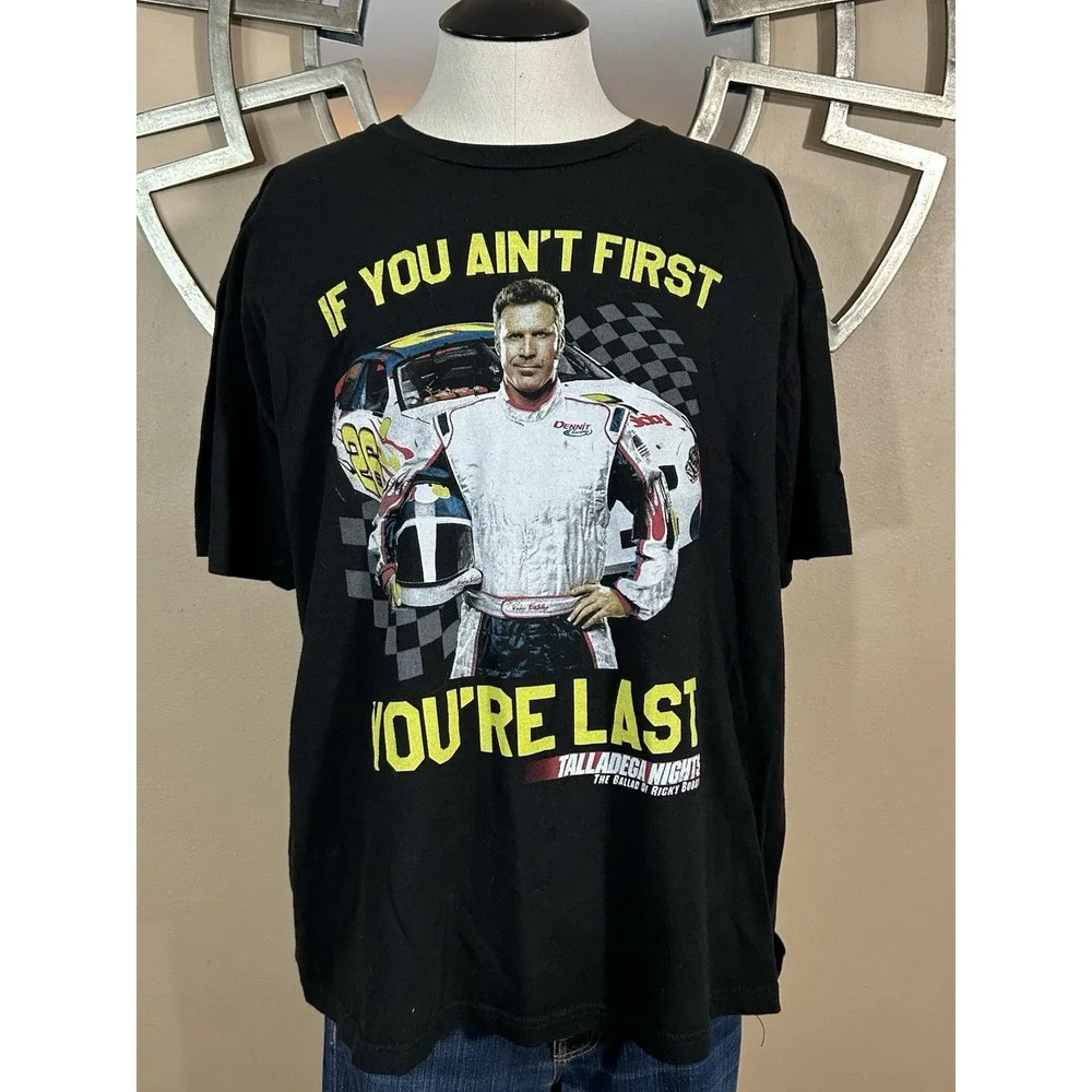 TALLADEGA NIGHTS The Ballad Of Ricky Bobby T-Shirt MENS XL Will‎ Farrel